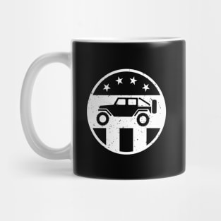 Patriotic Off Road 4wd Logo Mug